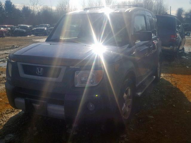 5J6YH28564L038712 - 2004 HONDA ELEMENT EX BLUE photo 2