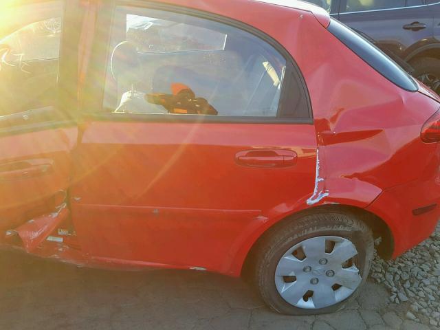 KL5JD66Z08K802572 - 2008 SUZUKI RENO BASE RED photo 10