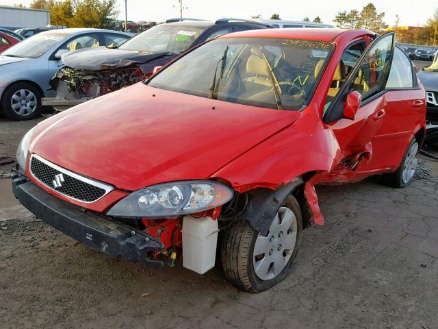 KL5JD66Z08K802572 - 2008 SUZUKI RENO BASE RED photo 2