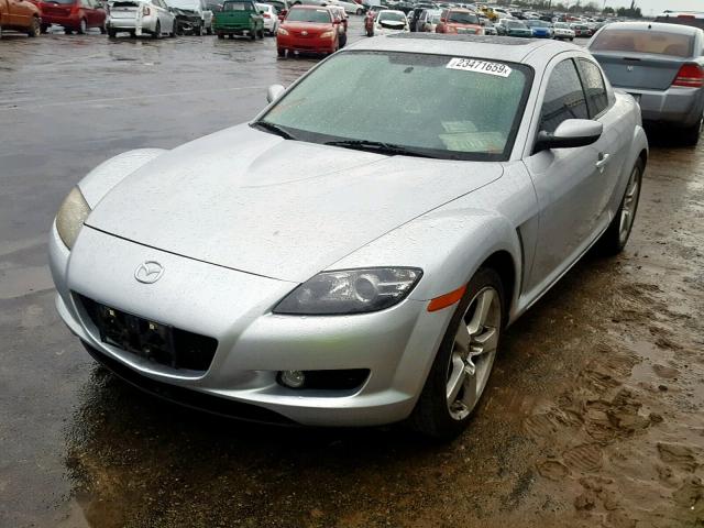 JM1FE173440137689 - 2004 MAZDA RX8 SILVER photo 2