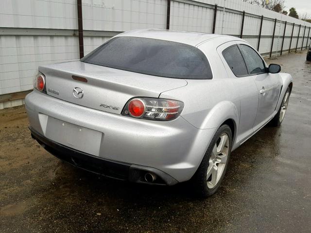 JM1FE173440137689 - 2004 MAZDA RX8 SILVER photo 4