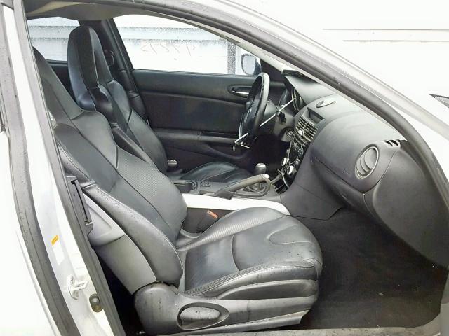 JM1FE173440137689 - 2004 MAZDA RX8 SILVER photo 5