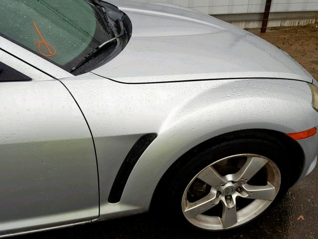 JM1FE173440137689 - 2004 MAZDA RX8 SILVER photo 9