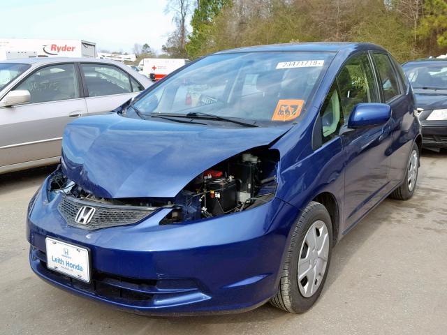 JHMGE8H38DC061466 - 2013 HONDA FIT BLUE photo 2