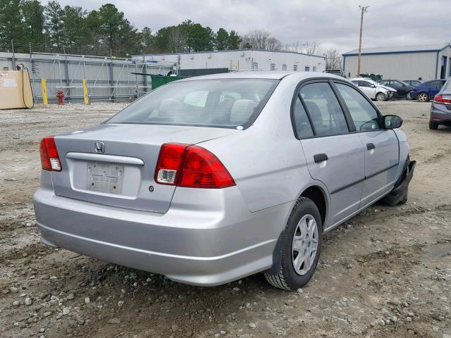 2HGES16324H611934 - 2004 HONDA CIVIC DX V SILVER photo 4