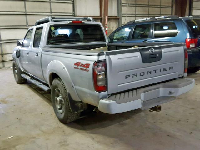 1N6ED29Y43C442522 - 2003 NISSAN FRONTIER C SILVER photo 3