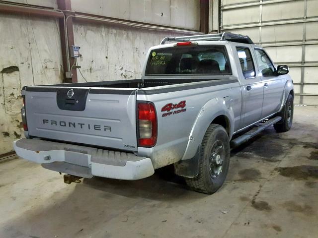 1N6ED29Y43C442522 - 2003 NISSAN FRONTIER C SILVER photo 4