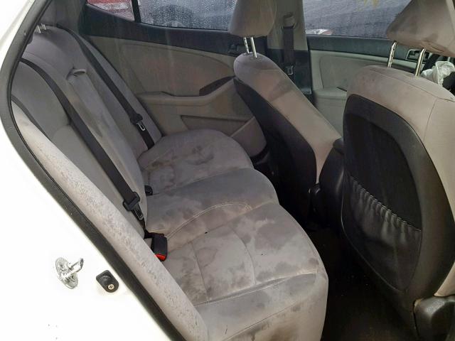 KNAGM4A71D5407823 - 2013 KIA OPTIMA LX თეთრი ფოტო 6