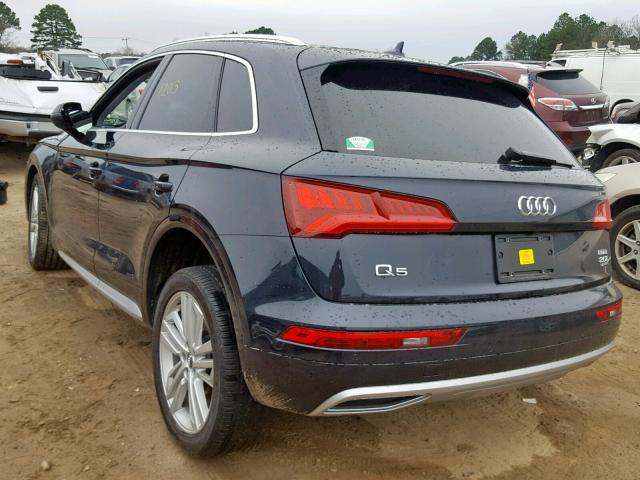 WA1BNAFY4J2128917 - 2018 AUDI Q5 PREMIUM BLUE photo 3