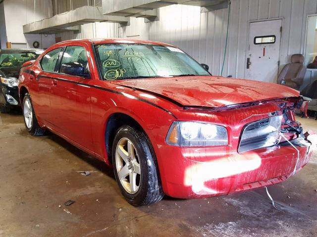 2B3KA33V89H628672 - 2009 DODGE CHARGER SX RED photo 1