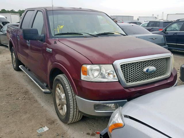 1FTPW12504KA66893 - 2004 FORD F150 SUPER RED photo 1