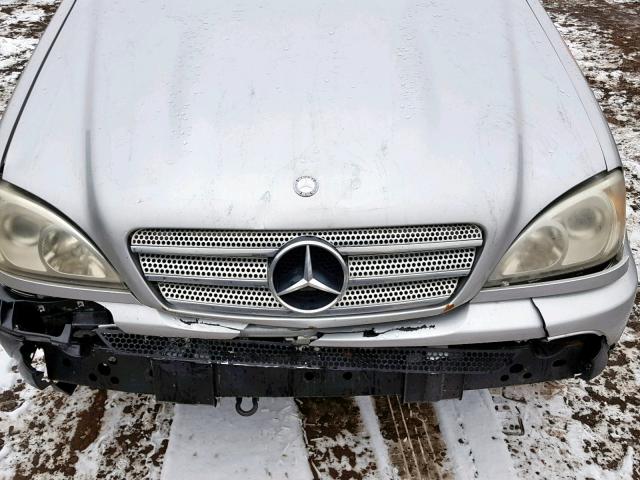 4JGAB57E65A532346 - 2005 MERCEDES-BENZ ML 350 SILVER photo 7