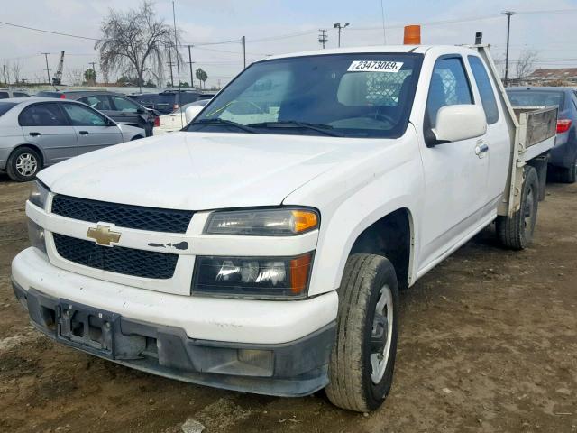 1GCJTBFE6C8133782 - 2012 CHEVROLET COLORADO WHITE photo 2