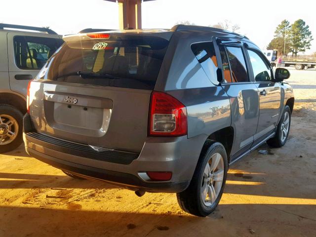 1C4NJCBB8CD602452 - 2012 JEEP COMPASS SP 灰色 照片 4