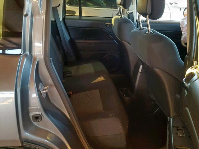 1C4NJCBB8CD602452 - 2012 JEEP COMPASS SP 灰色 照片 6