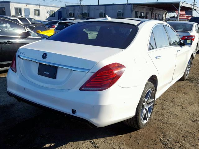 WDDUG8DB1JA415031 - 2018 MERCEDES-BENZ S 560 WHITE photo 4