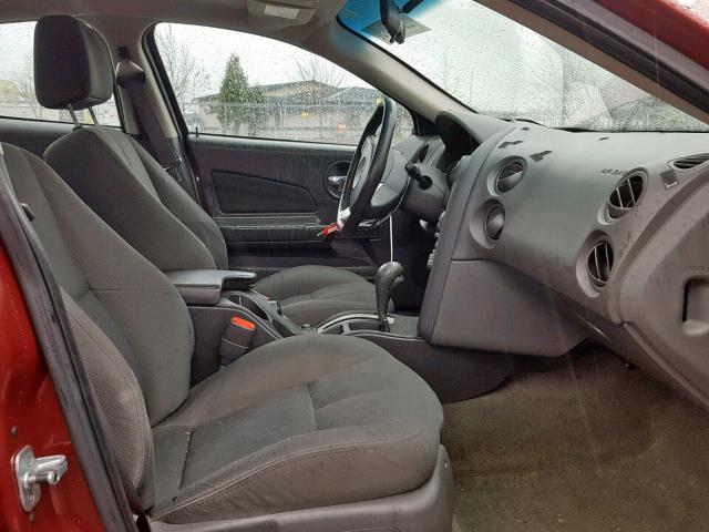 2G2WR524441364353 - 2004 PONTIAC GRAND PRIX RED photo 5