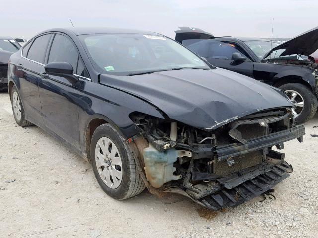 3FA6P0G73ER114404 - 2014 FORD FUSION S BLACK photo 1