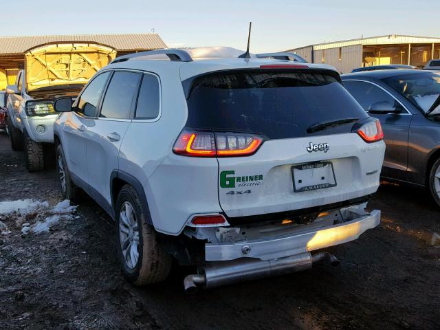 1C4PJMCX6KD172721 - 2019 JEEP CHEROKEE L WHITE photo 3