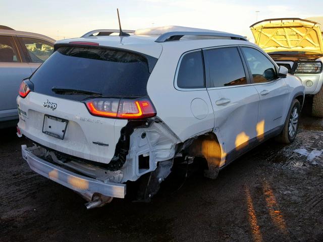 1C4PJMCX6KD172721 - 2019 JEEP CHEROKEE L WHITE photo 4