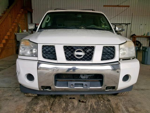 5N1AA08B16N718350 - 2006 NISSAN ARMADA SE WHITE photo 9