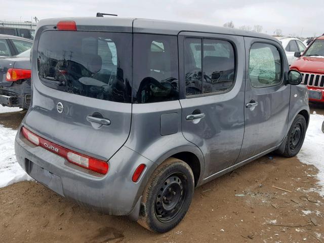 JN8AZ28R59T104119 - 2009 NISSAN CUBE BASE GRAY photo 4