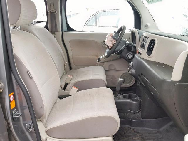 JN8AZ28R59T104119 - 2009 NISSAN CUBE BASE GRAY photo 5