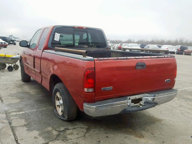 1FTZX1728XKB32289 - 1999 FORD F150 RED photo 3