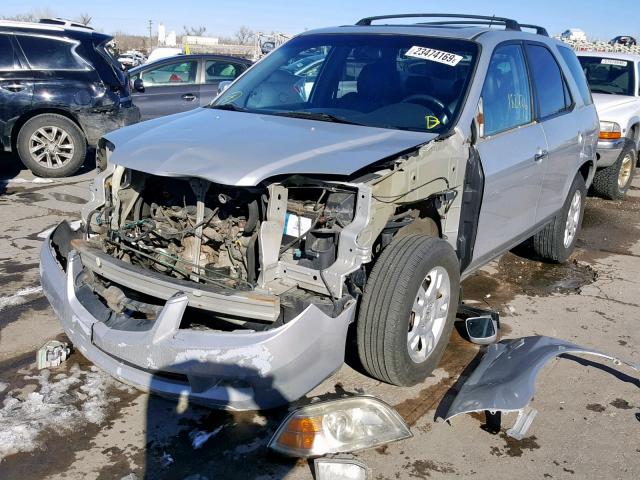 2HNYD18714H526695 - 2004 ACURA MDX TOURIN SILVER photo 2