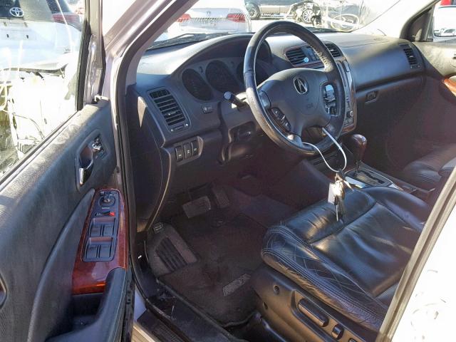 2HNYD18714H526695 - 2004 ACURA MDX TOURIN SILVER photo 9