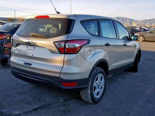 1FMCU0F70HUD66482 - 2017 FORD ESCAPE S BEIGE photo 4