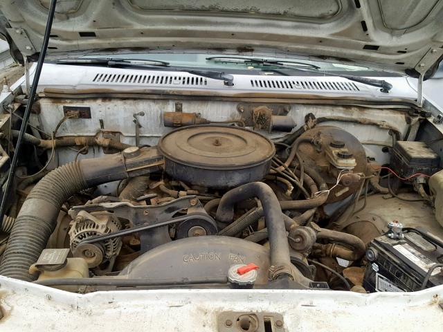 1B7GL26X6MS253856 - 1991 DODGE DAKOTA GRAY photo 7