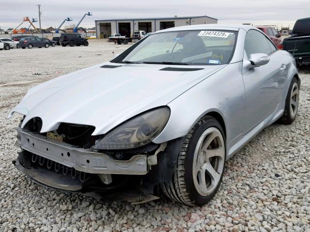 WDBWK56F95F029660 - 2005 MERCEDES-BENZ SLK 350 SILVER photo 2