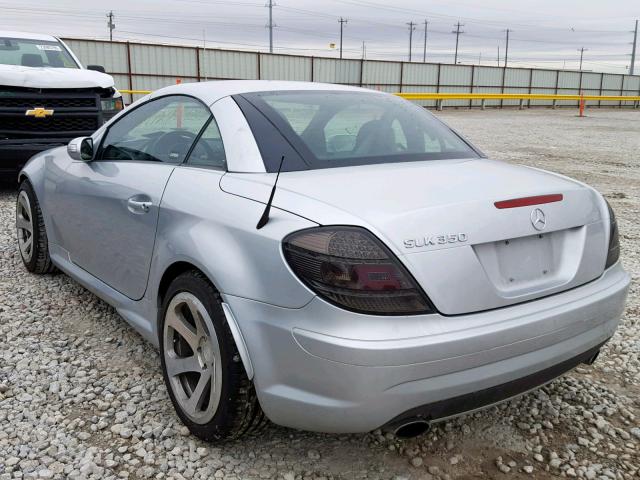 WDBWK56F95F029660 - 2005 MERCEDES-BENZ SLK 350 SILVER photo 3