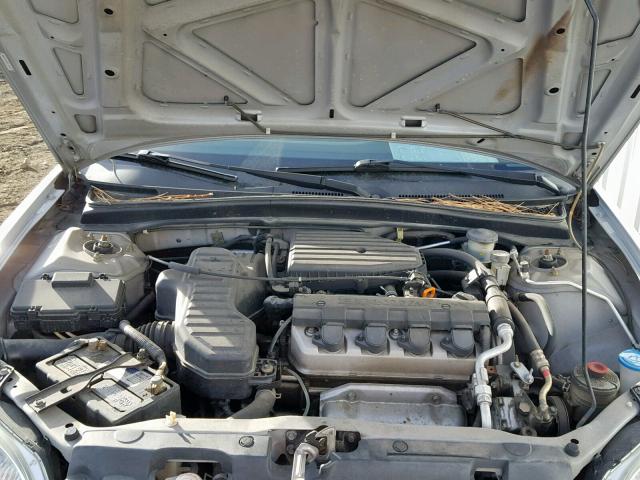 2HGES15241H620090 - 2001 HONDA CIVIC DX SILVER photo 7