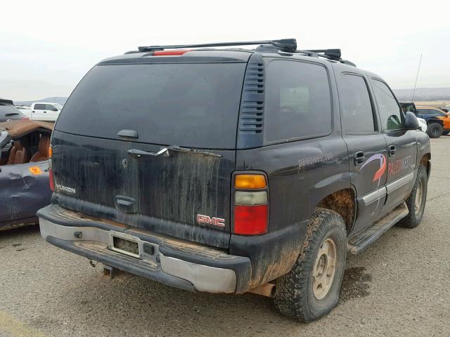 1GKEK13T76R137571 - 2006 GMC YUKON BLACK photo 4