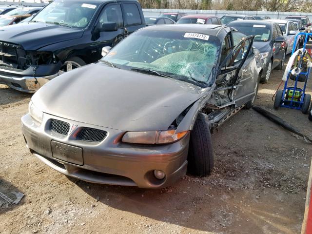 1G2WP52K9XF298822 - 1999 PONTIAC GRAND PRIX GRAY photo 2