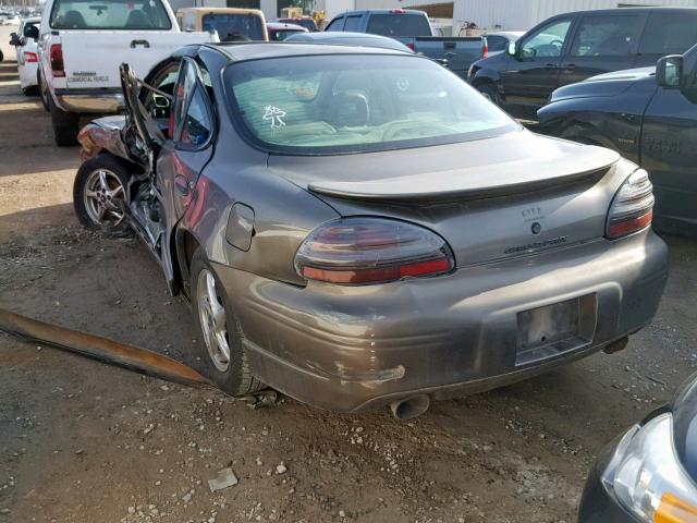 1G2WP52K9XF298822 - 1999 PONTIAC GRAND PRIX GRAY photo 3