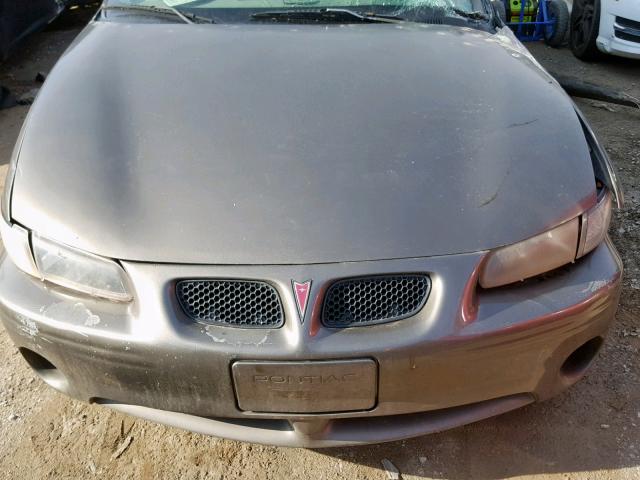 1G2WP52K9XF298822 - 1999 PONTIAC GRAND PRIX GRAY photo 7