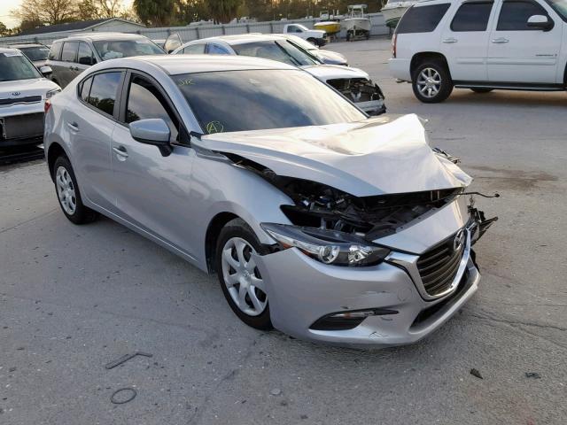 3MZBN1U72JM218234 - 2018 MAZDA 3 SPORT SILVER photo 1