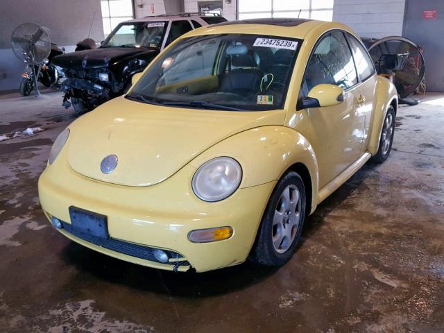 3VWCK21C13M432266 - 2003 VOLKSWAGEN NEW BEETLE 黄色 照片 2