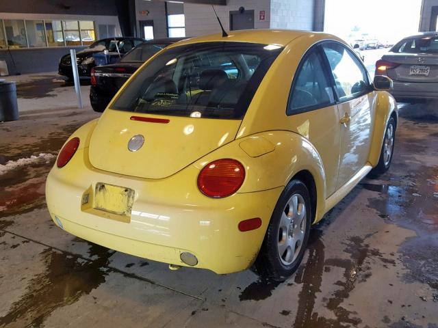 3VWCK21C13M432266 - 2003 VOLKSWAGEN NEW BEETLE 黄色 照片 4