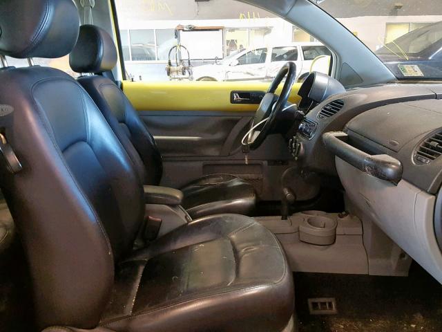 3VWCK21C13M432266 - 2003 VOLKSWAGEN NEW BEETLE 黄色 照片 5