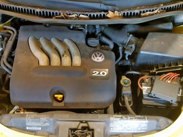 3VWCK21C13M432266 - 2003 VOLKSWAGEN NEW BEETLE 黄色 照片 7