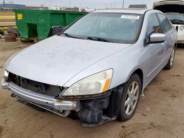 1HGCM66574A073438 - 2004 HONDA ACCORD EX SILVER photo 2