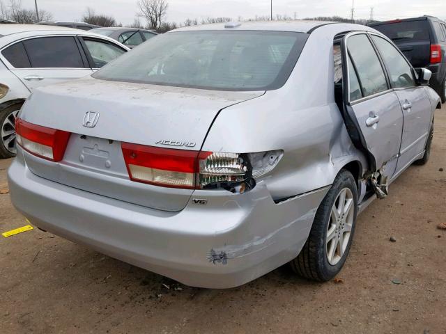 1HGCM66574A073438 - 2004 HONDA ACCORD EX SILVER photo 4