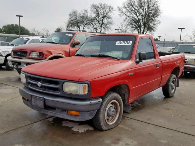 4F4CR12A0TTM11214 - 1996 MAZDA B2300 RED photo 2