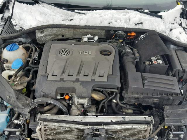 1VWBN7A38CC007788 - 2012 VOLKSWAGEN PASSAT SE GRAY photo 7