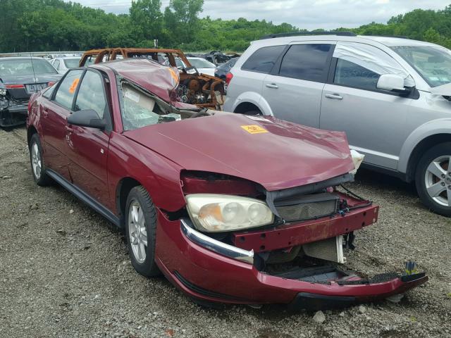 1G1ZT62875F181390 - 2005 CHEVROLET MALIBU MAX წითელი ფოტო 1