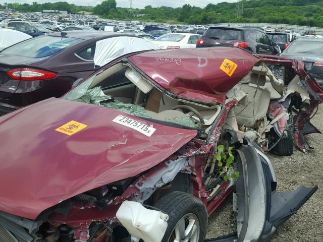 1G1ZT62875F181390 - 2005 CHEVROLET MALIBU MAX წითელი ფოტო 9